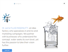 Tablet Screenshot of fluidingenuity.com
